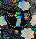 Motocutz style plate decal