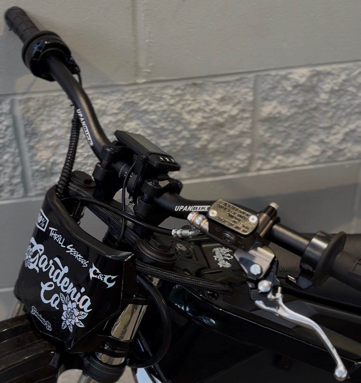 Upgraded yozma handlebars (lowered surron style)