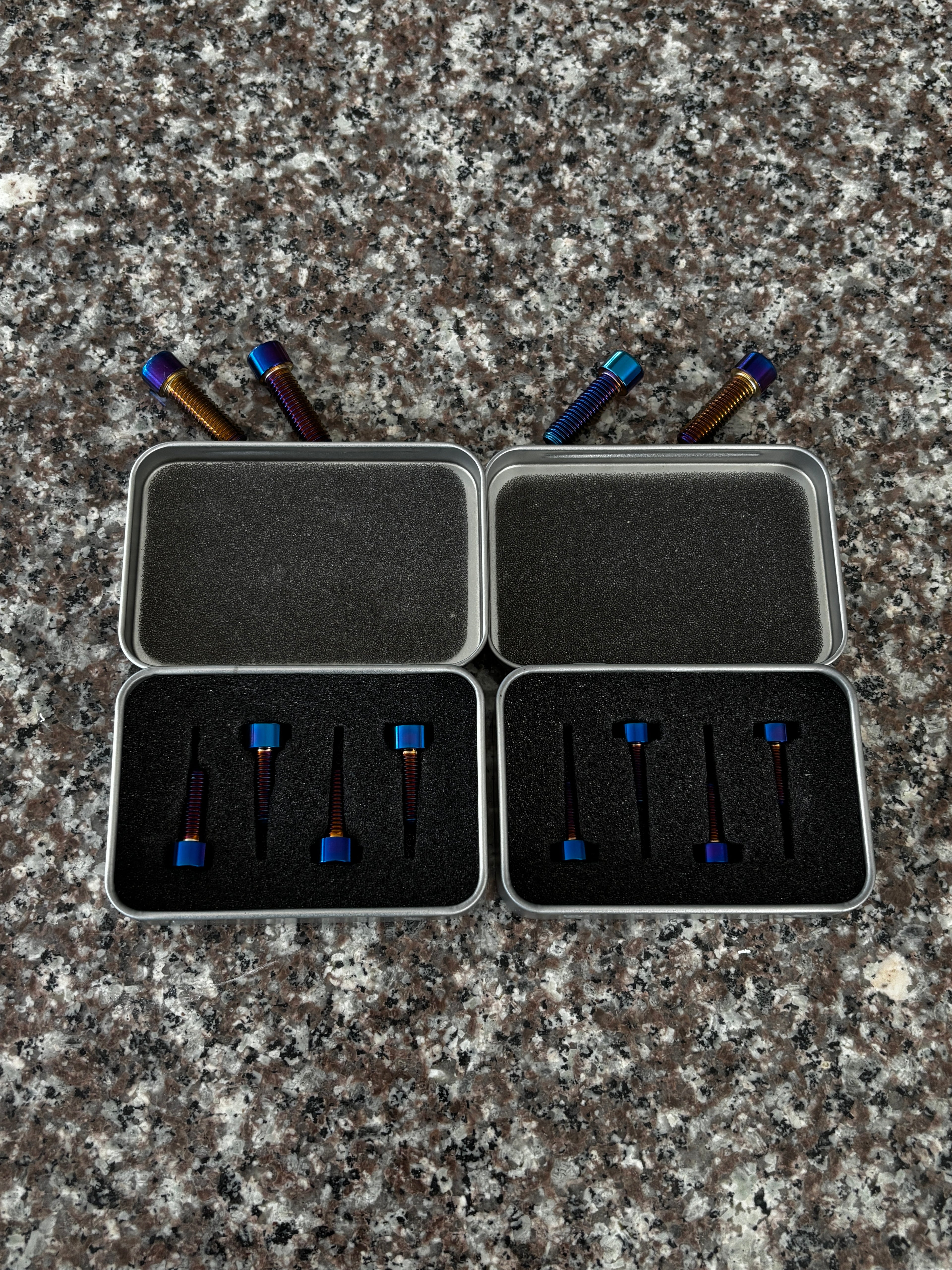 Yozma cockpit titanium bolts (12 bolts)
