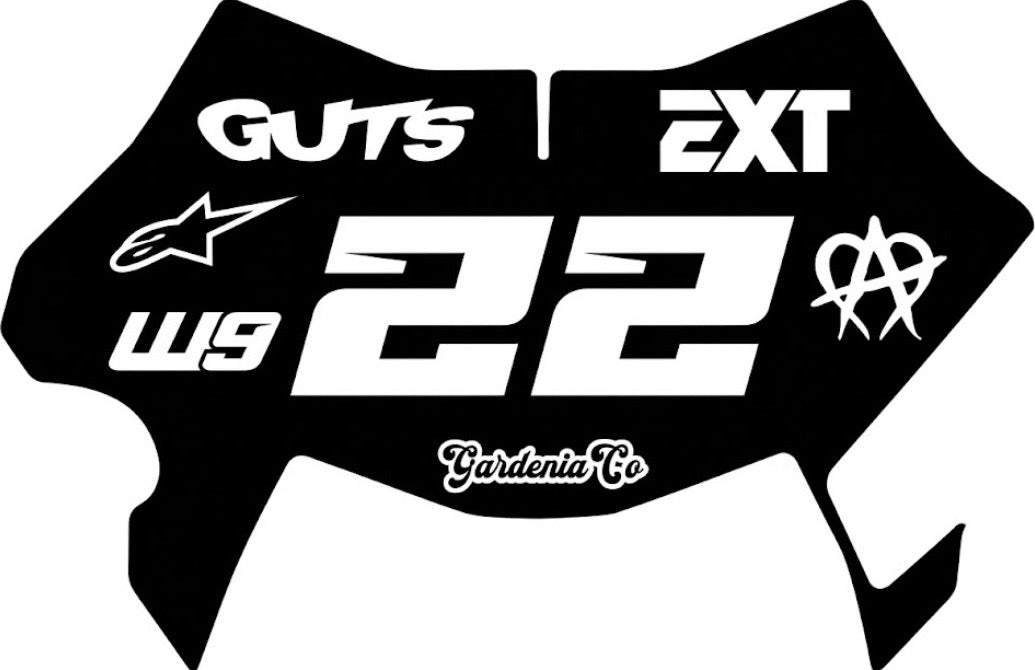 Ultrabee plate decal